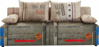 Exxpo Sofa Fashion Schlafsofa »Extravagantes Sofa für Individualisten mit Bettfunktion und Bettkasten« in aussergewöhnlichen Bezugsvarianten, Solitärmöbel