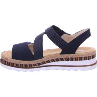 Rieker Wedges - Dames - Schoenen - Blauw - Maat: 39 EU