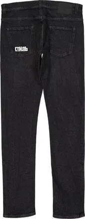 Heron Preston Mens Black Cotton Slim Fit Jeans Clothing