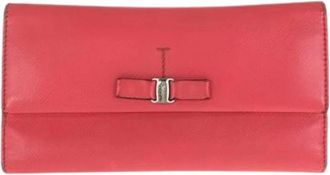 Ferragamo Pre-owned Wallets, female, Pink, Size: ONE SIZE Pre-owned Wallet