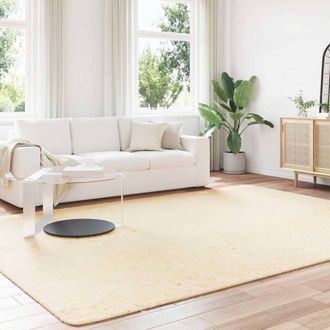 Berkfield Home Shaggy Rug High Pile NAVARRA Cream 240x340 cm Polyester | Size: Medium