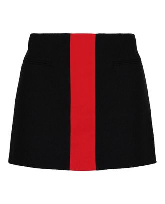 Ferragamo Contrasting-Panel Mini Skirt