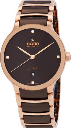 Rado Centrix Diamonds Quartz Brown Dial Unisex Watch R30023712