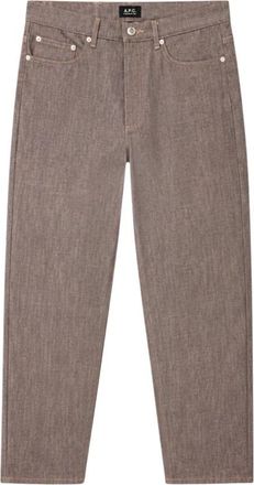A.P.C. Martin Jeans - Heren - Regular Fit Jeans - Bruin - W31 - Katoen - Jeans
