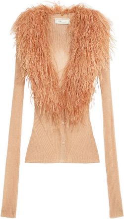 Blumarine Cardigan con decorazione - Rosa