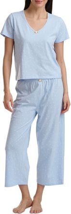 Splendid Star Print Cotton Jersey Pajamas in Star Toss at Nordstrom Rack, Size X-Small