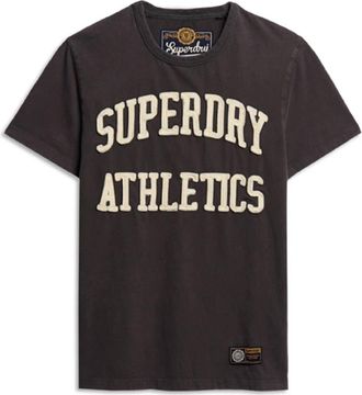 Superdry Hombre, Camisetas, Marrón, Talla: S