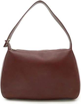 Cartier Pre-owned Shoulder Bags, female, Red, Size: ONE SIZE Pre-owned Leather Shoulder Bag