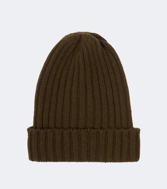 Thom Sweeney Ribbed-knit cashmere beanie