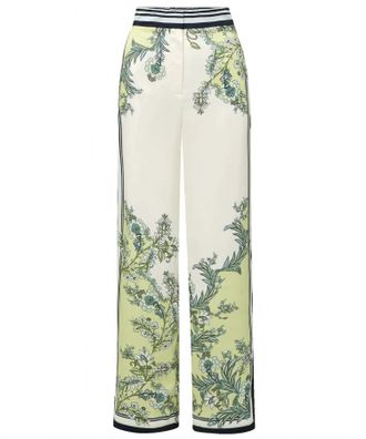 Veronica Beard Womens Grigore Pant In Light Pistachio Multi