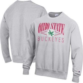Champion Mens Champion Gray Ohio State Buckeyes Reverse Weave Fleece Sweatshirt at Nordstrom, Size X-Large