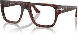 Persol 53mm Square optical glasses in Dark Tortoise at Nordstrom