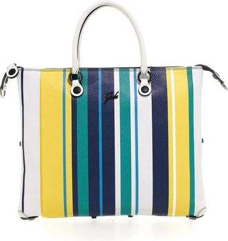 Gabs Omkeerbare Shopper Tote Rugzak Wit Vrouw - Dames - Shoppers - Veelkleurig - ONE Size - Leer - Tassen