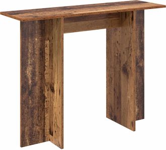 vidaXL Mesa Consola Madera Envejecida 100 X 30 X 75 Cm Vidaxl