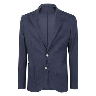 Barba Heren, Jassen, Blauw, Maat: 2XL