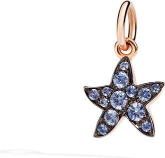 Dodo CIONDOLO STELLINA ORO ROSA & ZAFFIRI