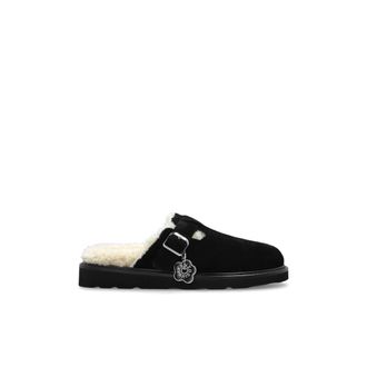 Kenzo Matto Slides - Dames - Slip ons - Zwart - 36 EU - Leer - Schoenen