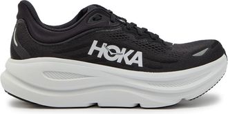 Hoka One One Bondi 9 Jacquard Mesh-knit Sneakers - Black And White - 8.5 (IT42.5 / UK8.5)