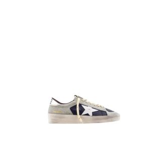 Golden Goose Stardan Camoscio e Pelle Tacco Argento - - Shoes - Uomo - Grigio - 44 EU