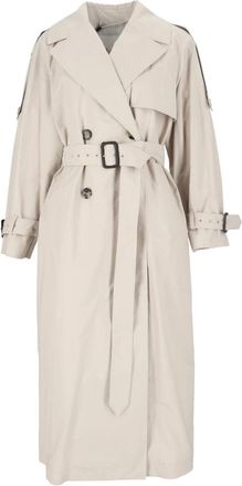 Max Mara Impermeabile Oro - Coats - Mujer - Beige - 2XS