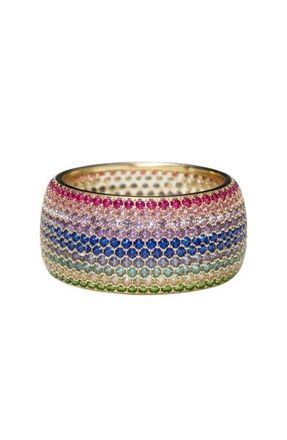 Native Gem Billionaire Ring in Rainbow Blossom at Nordstrom, Size 7