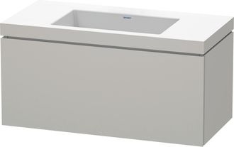 Duravit Mueble De Ba&ntilde;o L-cube Wt Vero Air 500x1000x480mm Sin Orificio Para Grifer&iacute;a De Hormig&oacute;n