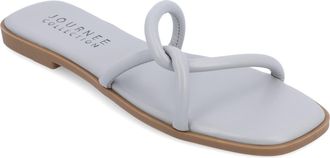 Journee Collection Lauda Sandal in Blue at Nordstrom Rack, Size 7.5