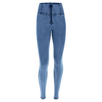 Freddy Pantaloni push up WR.UP skinny vita alta in jersey-denim