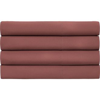Southshore Fine Linens 4 Piece Pillow Case Set in Marsala at Nordstrom Rack, Size King