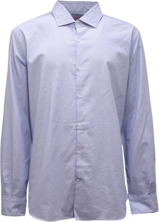 Brooksfield Gestreept Slim Fit Overhemd Gemaakt in Itali&euml; - Heren - Casual Overhemden - Wit - XL - Overhemden