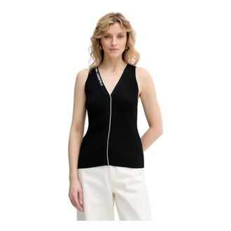 Karl Lagerfeld Donna, Top, Nero, M, new
