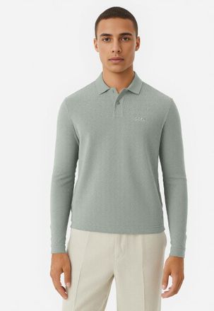 Boss Orange by Hugo Boss Poloshirt BOSS ORANGE Petempestolong, Herren, Gr. 4XL, gr&uuml;n (open gr&uuml;n351), Jersey, Obermaterial: 82% Baumwolle, 12% Polyamid, 6% Elasthan, regular fi