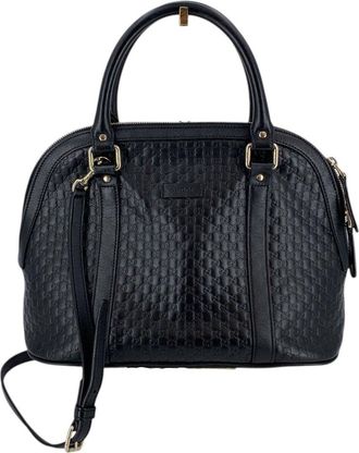 Gucci Gucci leren schoudertas met bolvormig dak