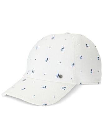 Maison Michel Cappello da baseball Tiger con stampa - Bianco