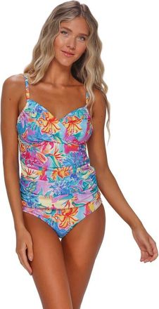 Sunsets Simone Tankini Swimsuit Top in Aloha Vista at Nordstrom, Size Small