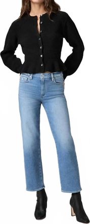 Paige Mason Ankle Straight Denim In Big Ben