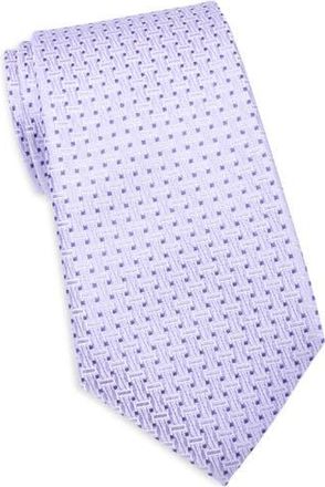 Duchamp Basketweave Silk Tie in Lavender at Nordstrom Rack