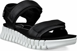Ecco Womens Gruuv Sol Sandal In Black