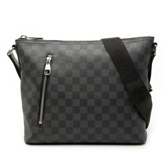 Louis Vuitton Pre-owned Womens Damier Graphite Mick Pm - Black Textile - One Size