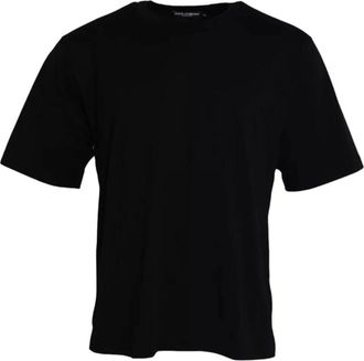 Dolce & Gabbana Hombre, Camisetas, Negro, Talla: S