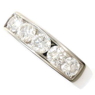 C&A Platinum Platinum 900 Band Ring (Pre-Owned)