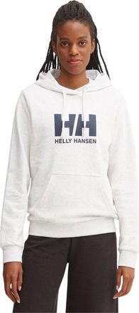 Helly Hansen Logo 2.0 Hoodie - Dames - Sport - Grijs - Maat: XS Katoen