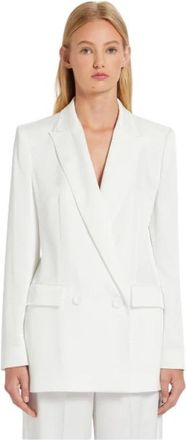 Marella Stijlvolle Blazer - Dames - Blazers - Wit - S - Jassen