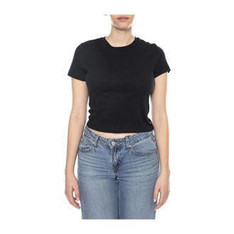 Levi's Tops, Dames, Zwart, M, Katoen, Essential Sporty Tee