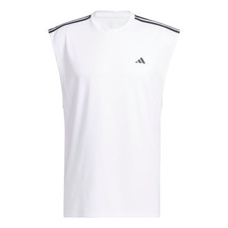adidas All-World Sleeveless Tank Top White Black IC2468