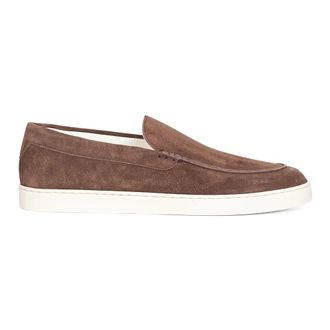 Brunello Cucinelli Schoenen, Heren, Bruin, 46 EU, Leer, Platte Schoenen