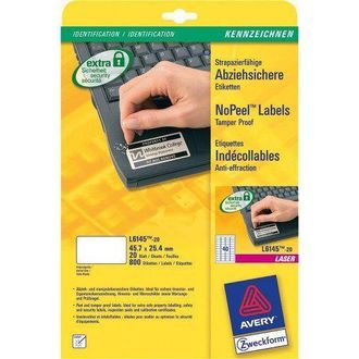Avery L6145-20 Etiqueta De Impresora