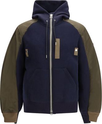 sacai Multicolor Cotton Mens Sweatshirt