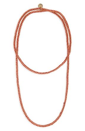 Deepa Gurnani Bethany Beaded Necklace in Fuchsia at Nordstrom