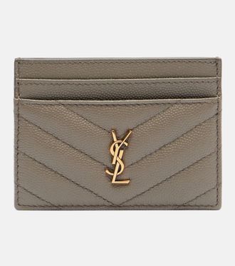 Saint Laurent Cassandre matelasse leather card holder